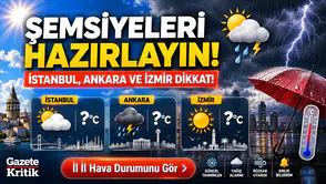 Bugün yağmur yağacak mı? İstanbul, Ankara ve İzmir’de sıcaklıklar kaç derece?