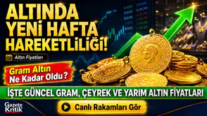 Altın fiyatları ne kadar oldu? Gram altın 6 bin 193 TL seviyesinde