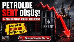 Brent petrol neden düştü? Fiyat 84 doların altına geriledi