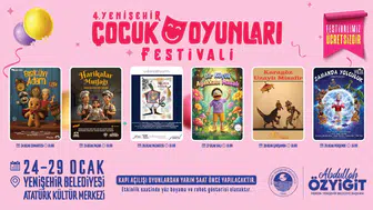 4. Mersin Yenişehir Çocuk Oyunları Festivali, sanatla dolu bir yarıyıl tatili sunuyor!