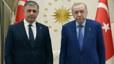 Cumhurbaşkanı Erdoğan, İzmir Büyükşehir Belediye Başkanı Cemil Tugay'ı kabul etti