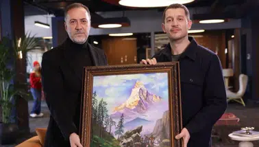 MHP lideri Devlet Bahçeli’nin Uraz Kaygılaroğlu’na hediye ettiği Bozkurt tablosu gündem oldu