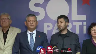 Özgür Özel Sol Parti'de açıklama yaptı: “Önce demokrasiyi savunacağız, sonra rekabet ederiz”