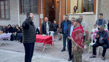 Vekil Seyithan İzsiz'in öncülüğünde Kemal'in askerlik hayali, duygusal bir törenle gerçek oldu
