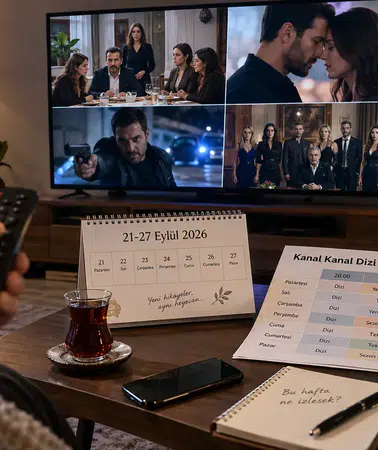 Bu hafta hangi diziler var? 21-27 Eylül 2026 kanal kanal dizi takvimi