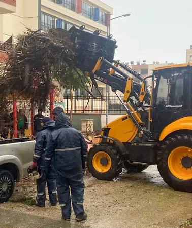 Yenişehir Belediyesi Fırtına Sonrası Hızlı Müdahale ile Su Baskınlarını Önledi