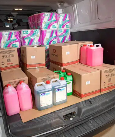 İzmir Büyükşehir Belediyesi’nden okullara hijyen desteği: 547 okula ulaşıldı