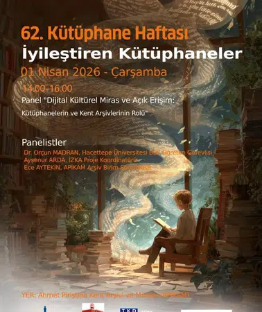 İzmir’de Kütüphane Haftası dolu dolu geçecek: APİKAM’da dijital kültürel miras paneli düzenlenecek