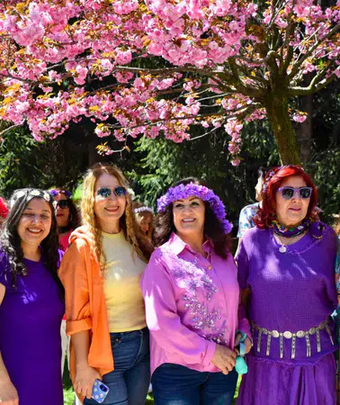 Başkentli Kadınlar Dikmen Vadisi’nde Sakura Şenliği ile Baharı Karşıladı