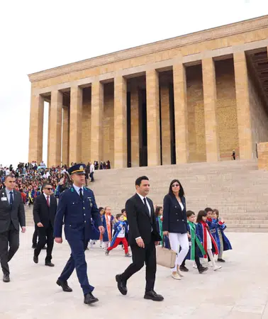 Çankaya Belediyesi Kreşlerinden Anıtkabir’e Anlamlı Ziyaret: 515 Minik Atasına Koştu