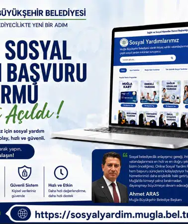Muğla Büyükşehir’den sosyal yardımlarda dijital dönem: Başvurular artık online yapılacak
