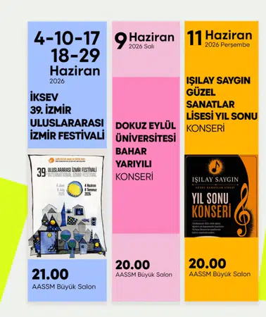 AASSM haziran programı açıklandı: İzmir’de konser ve sergi dolu yaz ayı başlıyor
