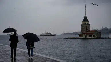 İstanbul'da kuvvetli yağış ve fırtına uyarısı