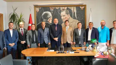 Türkiye Muhtarlar Konfederasyonu Genel Başkanından Bodrum Belediye Başkanı Tamer Mandalinci’ye Ziyaret