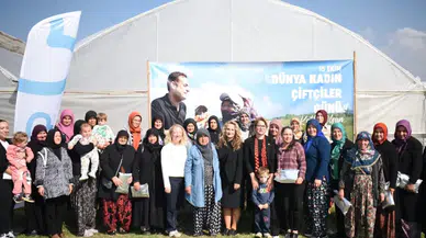 Balıkesir Büyükşehir Belediye Başkanı Ahmet Akın destekliyor, kadın çiftçiler toprağın bereketini artırıyor