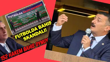 İYİ Partili Selçuk Türkoğlu: 152 hakem bahis oynamış, futbolun adaleti yerle bir edilmiştir!