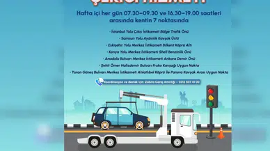 Ankara Büyükşehir'den Ücretsiz Çekici Hizmeti ile Yolda Kalan Sürücülere Destek!