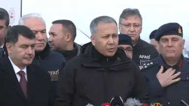 Ali Yerlikaya, Libya askeri heyetini taşıyan uçağın düşmesi ile ilgili açıklama yaptı