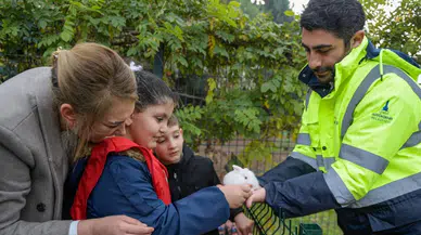 İzmir'de Engelli Çocuklar için Hayvan ve Doğa Etkileşimi Projesi Tamamlandı