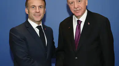Erdoğan ve Macron'dan barış çağrısı: İkili ilişkiler ve Ukrayna-Rusya savaşı görüşüldü