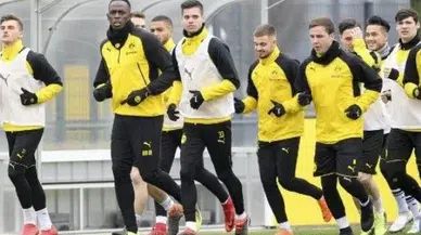 Bolt, Borussia Dortmund antrenmanında