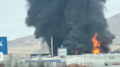 Kırıkkale OSB'deki kimyasal fabrikasında büyük yangın