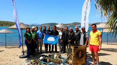 Bodrum Belediyesi'nin yaz hazırlıkları sürüyor: Bodrum’un Engin Maviliğinde Temizlik Sürüyor