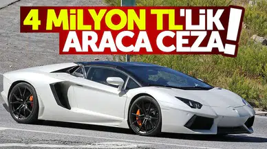 Egzozundan yüksek ses çıkan lüks otomobili, polise şikayet ettiler