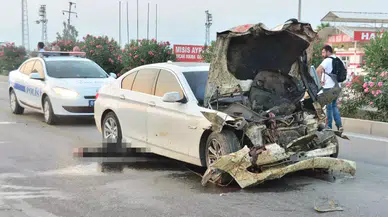Otomobil sürüye çarptı, 30 hayvan öldü, çoban kaçtı…