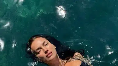 Irina Shayk'ın, İstanbul'da yerebatan sanrıcınde verdiği olay poz!