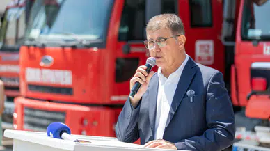 Başkan Tugay’dan ateş savaşçılarına teşekkür ziyareti