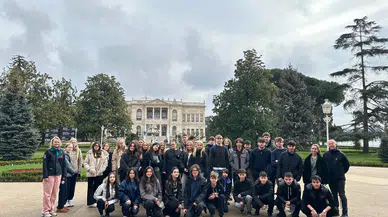Danimarkalı öğrencilere yerinde dönüşüm sunumu