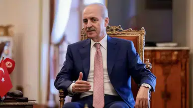 TBMM Başkanı Kurtulmuş, Burhanettin Duran ile Görüştü