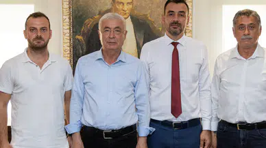 CHP heyeti Manavgat Belediyesi Başkanvekili Mehmet Çiçek'i tebrik etti