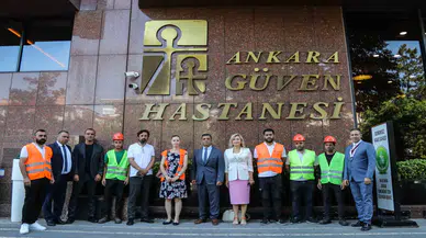 Güven Hastanesi, Çankaya'nın elektronik atık geri dönüşüm projesine destek verdi