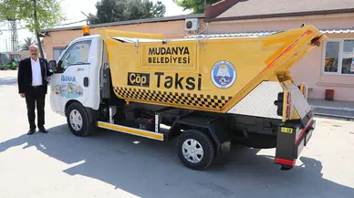 MUDANYA'DA 'ÇÖP TAKSİ' UYGULAMASI BAŞLIYOR