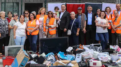 Çankaya'dan Elektrikli Atık Toplama Projesine İlk Destek Şehit Cengiz Karaca Mahallesi'nden Geldi