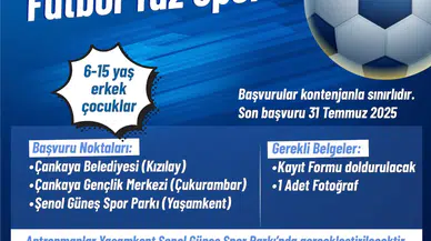 Çankaya’da Sporla Dolu Çocuk Yaz Kampları Başladı