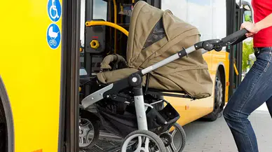Bebek arabalarının halk otobüslerine alınması yasaklandı