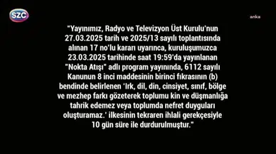Sözcü TV 10 Gün Yayın Durdurdu: RTÜK Ceza Verdi, Medya Etik Tartışmaları Gündemde