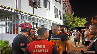 Gaziemir'deki engelli bakım merkezinde yangın: 100 kişi tahliye edildi, 12 kişi hastaneye kaldırıldı