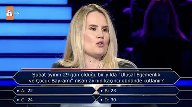 Kim Milyoner Olmak İster Yarışmacısı 23 Nisan Sorusunda Seyirciye Güvendi