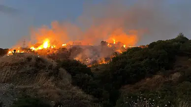 Soma Turgutalp’te Orman Yangını Tehlikesi, 2 Uçak ve 10 Helikopterle Müdahale