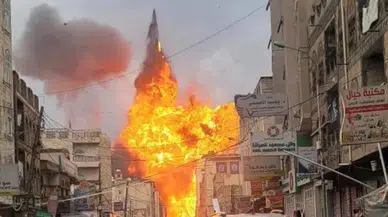 İsrail'in Yemen'deki Husi hedeflerine hava saldırısı: 6 ölü, 86 yaralı