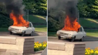 TBMM Önünde Araç Yakan M.E.F.’nin Sebebi ve Suç Kayıtları Açıklandı