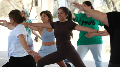 Bodrum'da Kadınlar İçin Açık Hava Spor Günü Etkinliği Düzenlendi