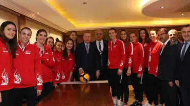 Erdoğan'dan Filenin Sultanlarını tebrik etti