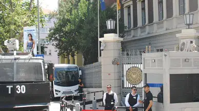Taksim'deki Almanya Konsolosluğu'nda alarm