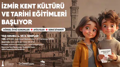 İzmir'de Çocuklara Ücretsiz Kent Kültürü ve Tarihi Eğitimleri Başlıyor