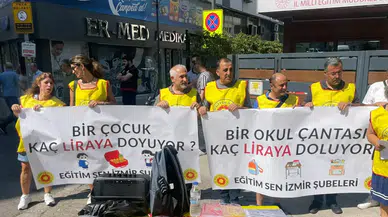 Eğitim-Sen  Kırtasiye Masraflarına Dikkat Çekti: “Okul çantası 5 bin 800 TL’ye doluyor”